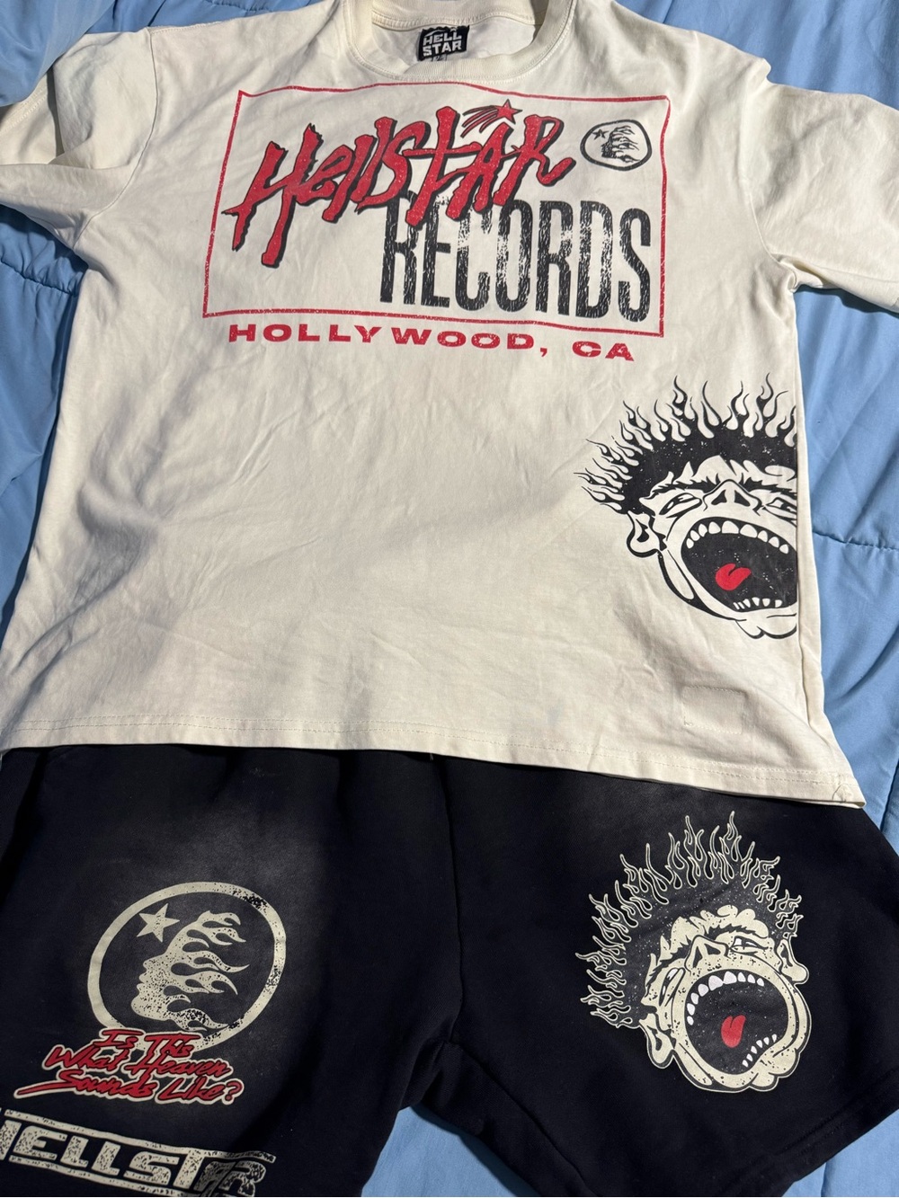 Records White Short Sleeve Graphic Tee